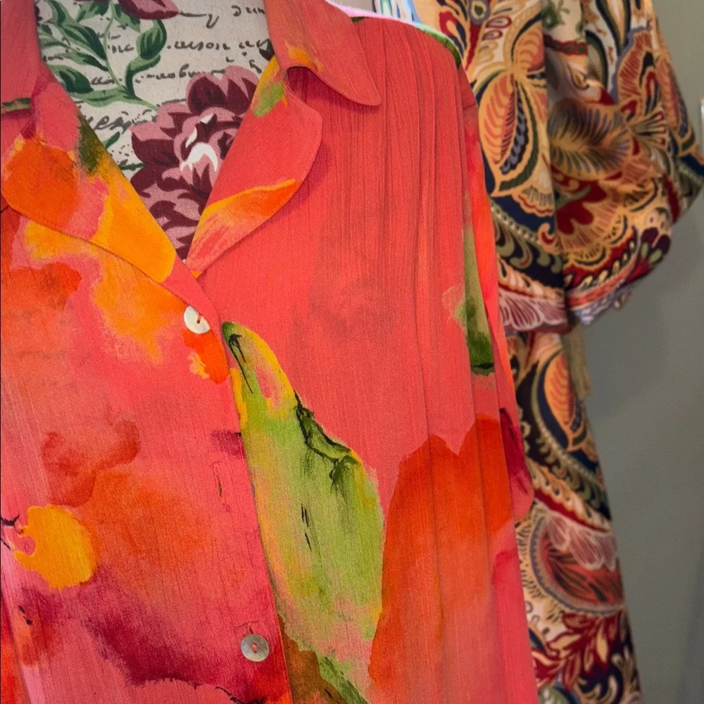 Vintage Carole Little blouse - Size 14 - Picture 3 of 5